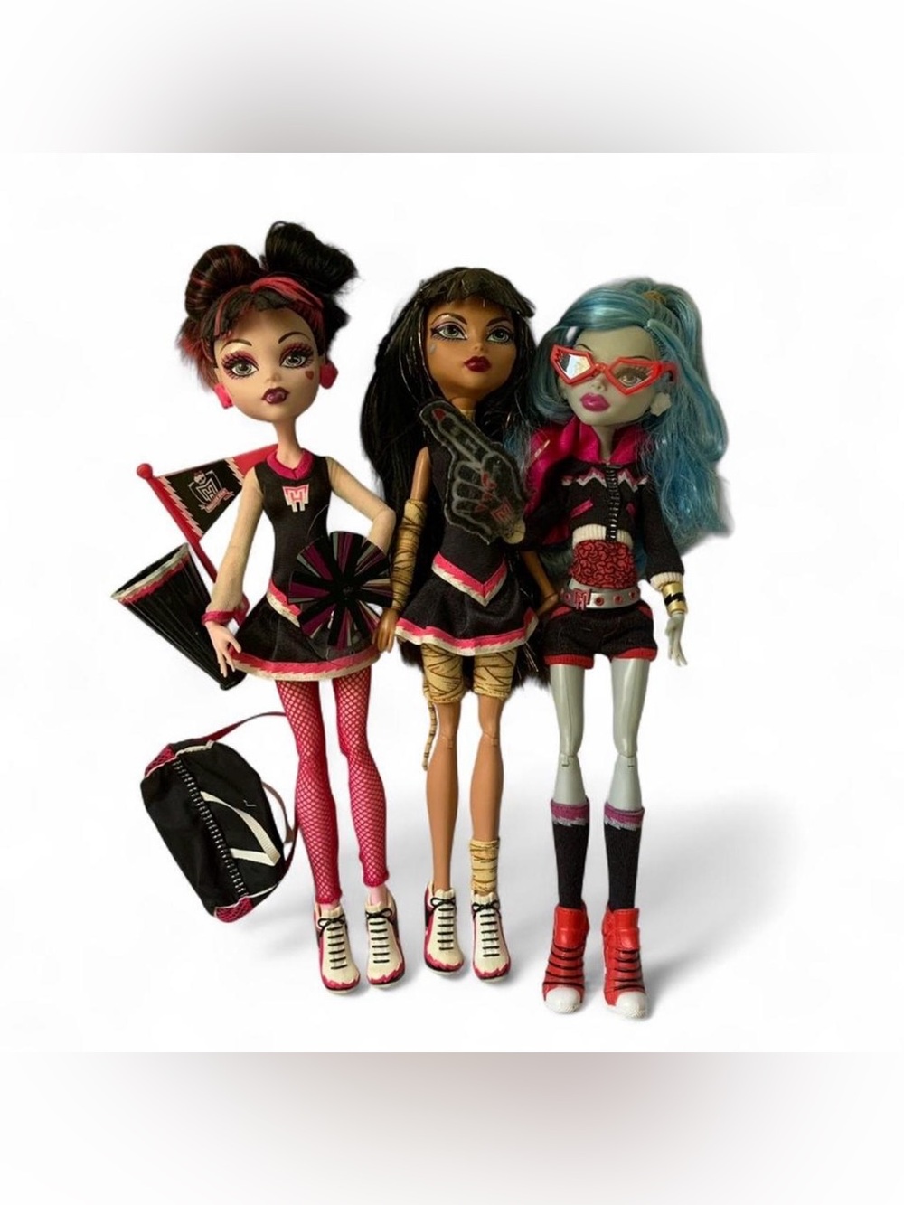 monster high fearleading dolls